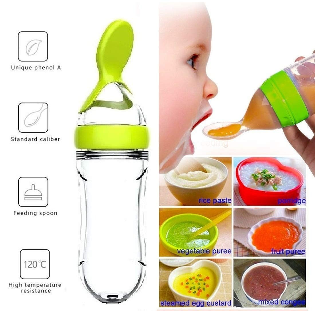 Recém-nascido Silicone Squeezi - Food Storage Drums avaliação e preço